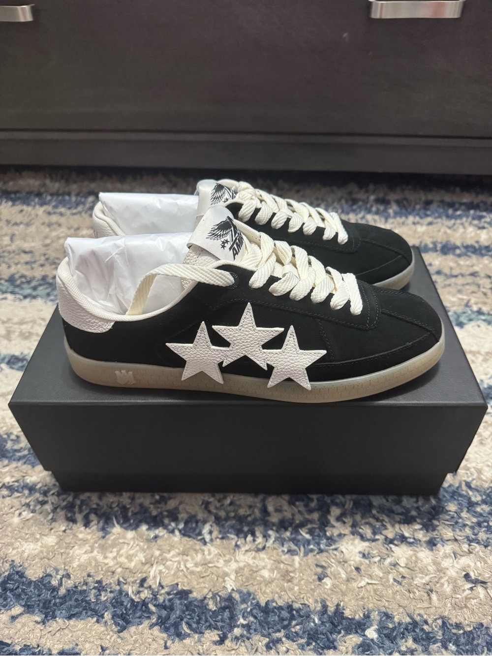 AMIRI Suede Pacific Sneakers - Black